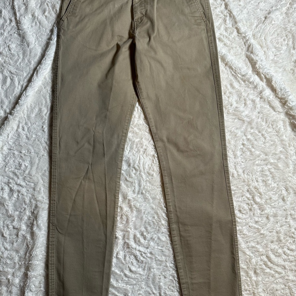 H&M Slim Fit Khaki Stretch Chino Pants | Size 31 - Picture 7 of 7